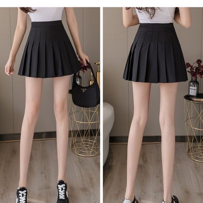 Chân váy xếp ly có lót trong
