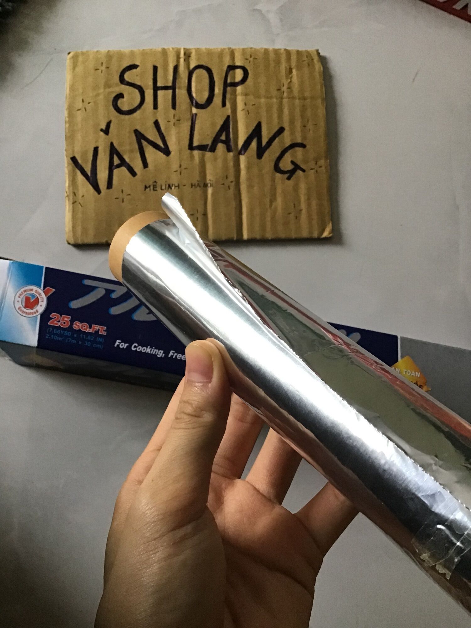 Giấy bạc nướng bọc bảo quản thực phẩm 30cm