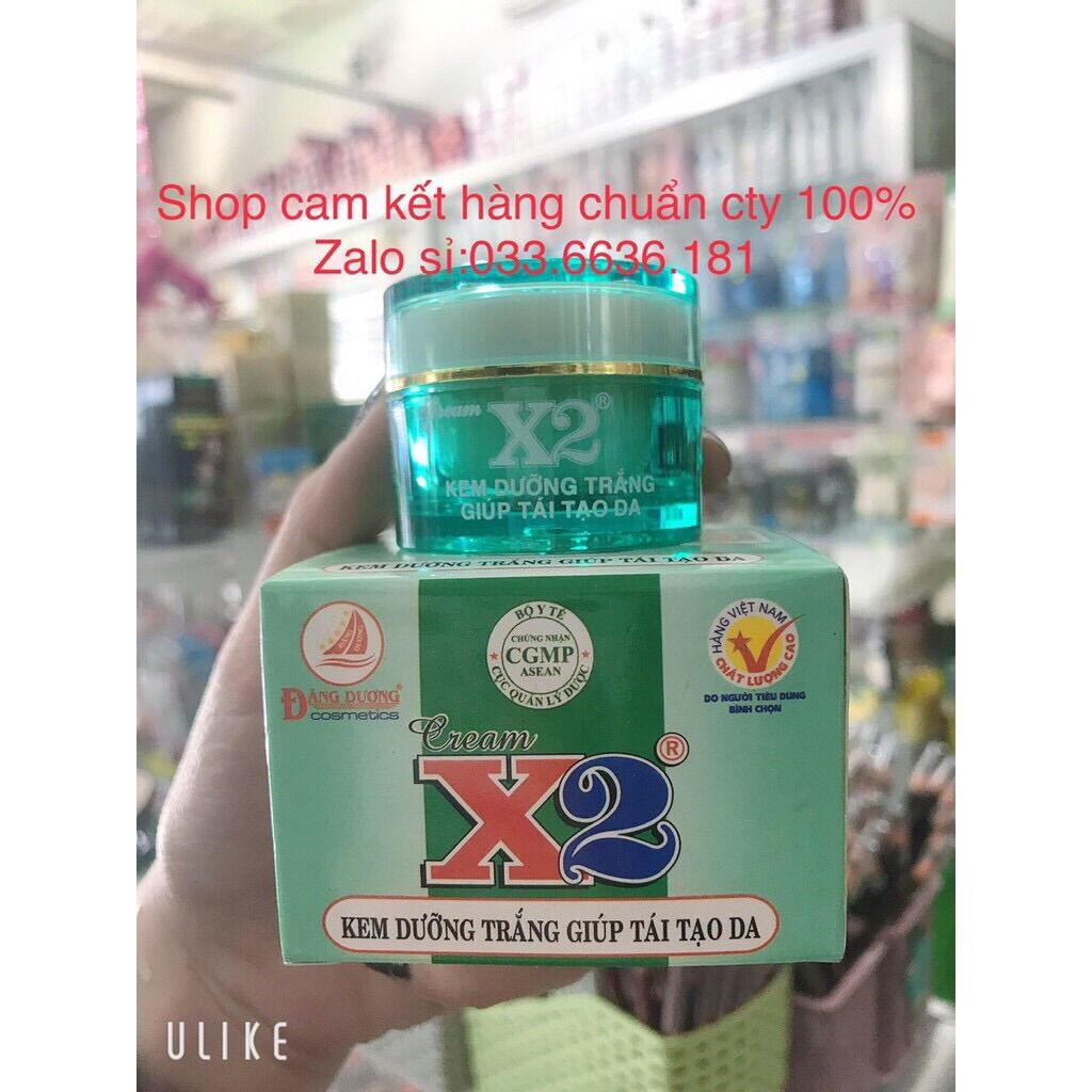 Hủ kem x2 dưỡng trắng da,giúp tái tạo da hủ 8g