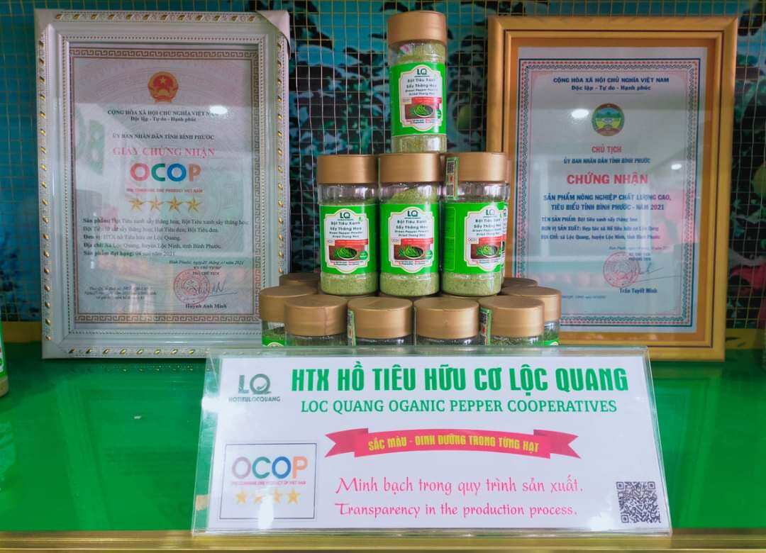 Tiêu xanh hạt sấy thăng hoa