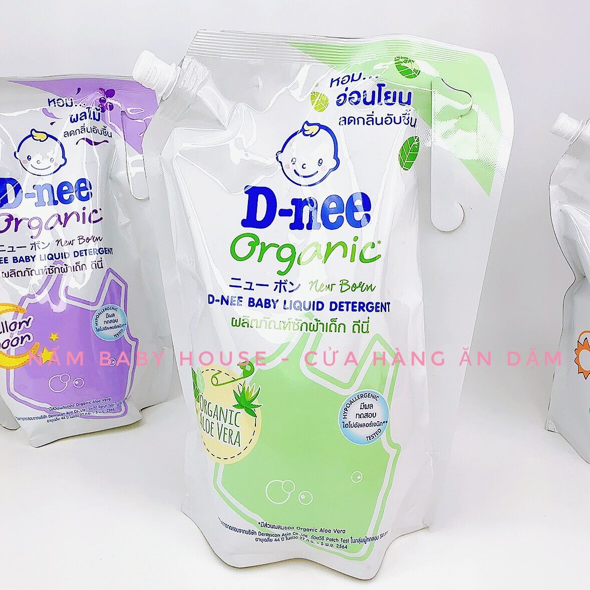 Date 2027 Nước giặt Dnee Organic Thái Lan cho bé chính hãng - 1400ml