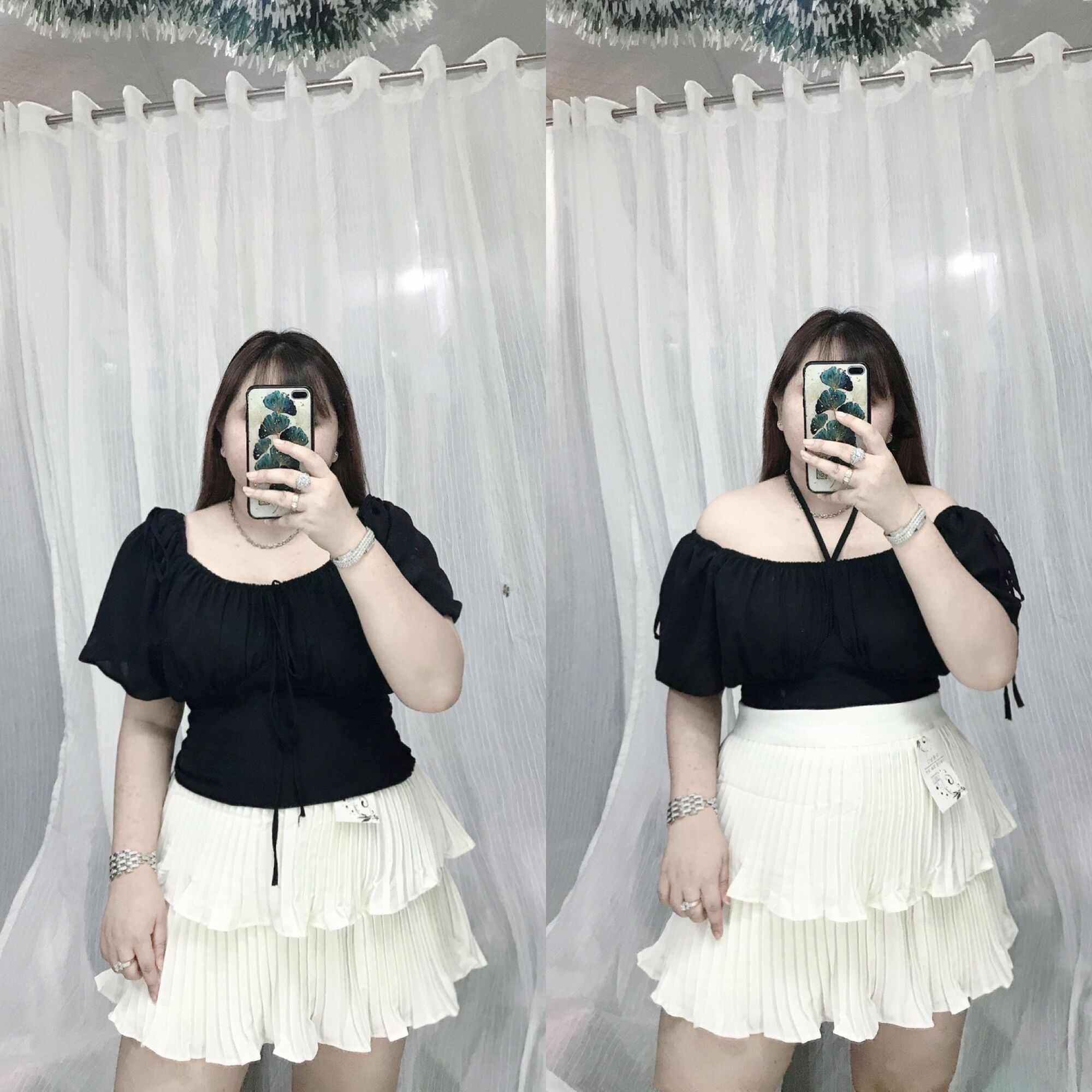 [Bigsize 60-80kg] Áo voan cúp ngực