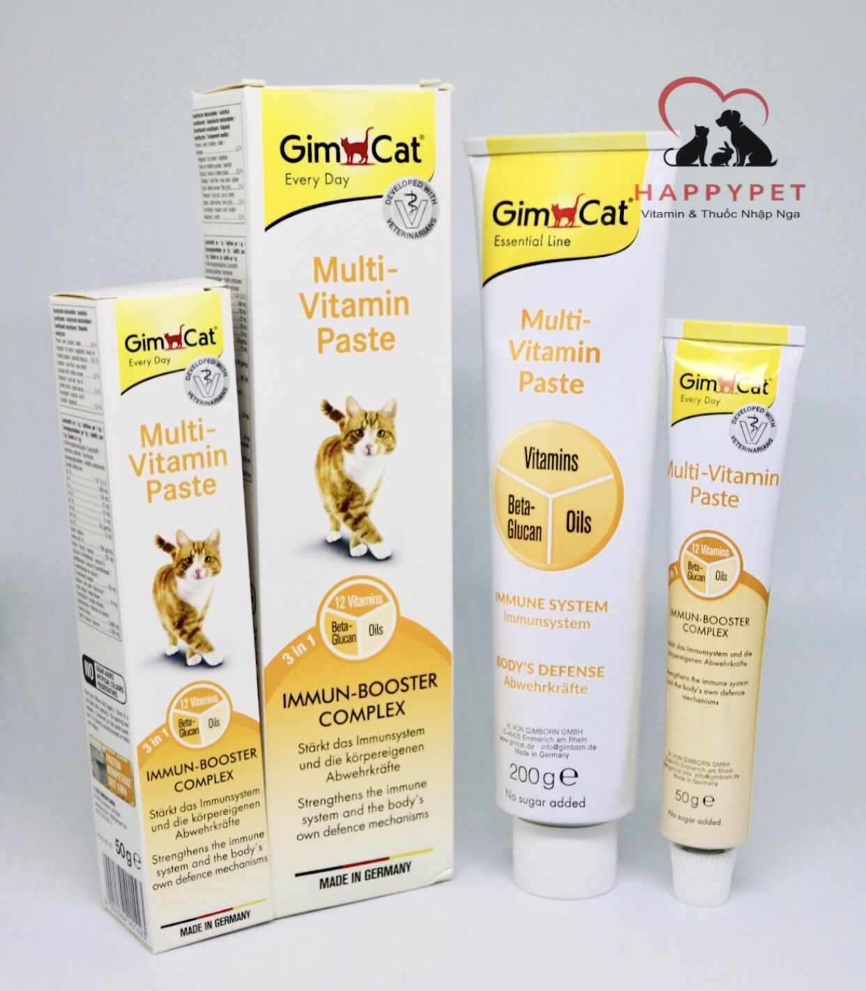 Gel gimcat cho mèo multi vitamin nhập Đức