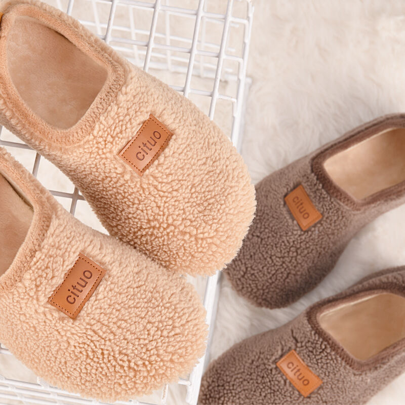 Tất Đi Trong Nhà Dày Lót Lông Cừu Chống Trượt Cho Bố Mẹ Và Con Cái Tất Đi Trong Nhà Mùa Đông Dày Dặn Giữ Ấm Cho Bé Trai Và Bé Gái