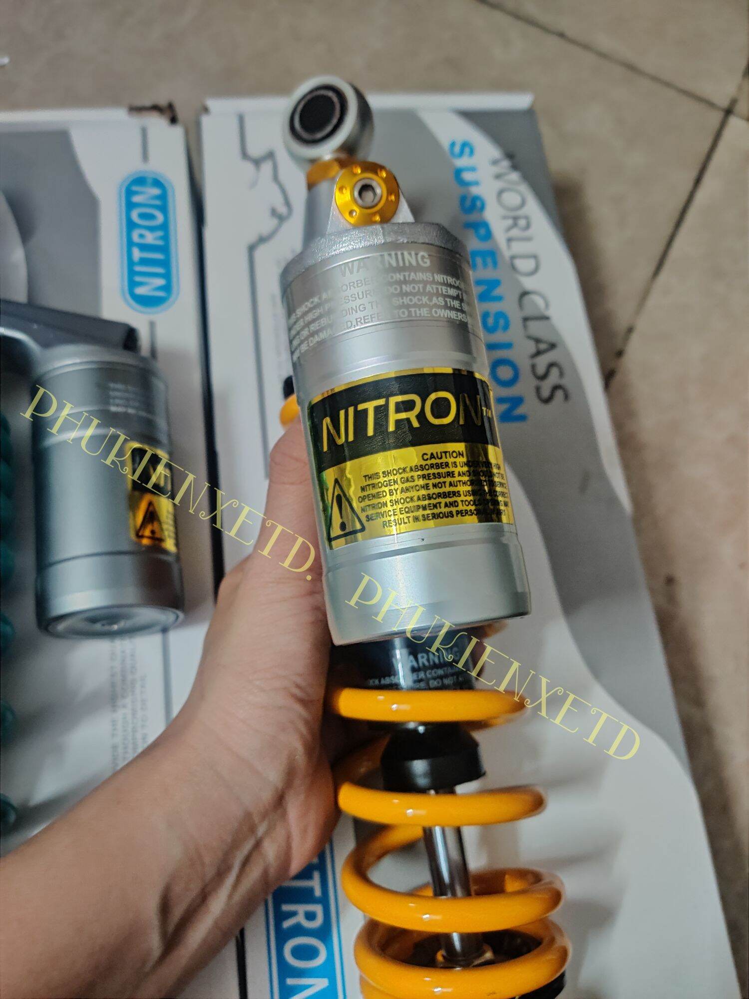 [HCM]Phuộc YSS NITRON bình dầu lắp VARIO MIO SHMODE VISION LEAD