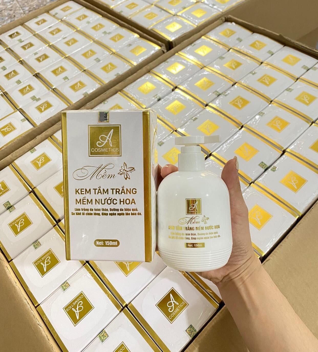 Kem Tắm trắng Mềm nước hoa Phương Anh Chính hãng - Tắm trắng Mềm A 150ml