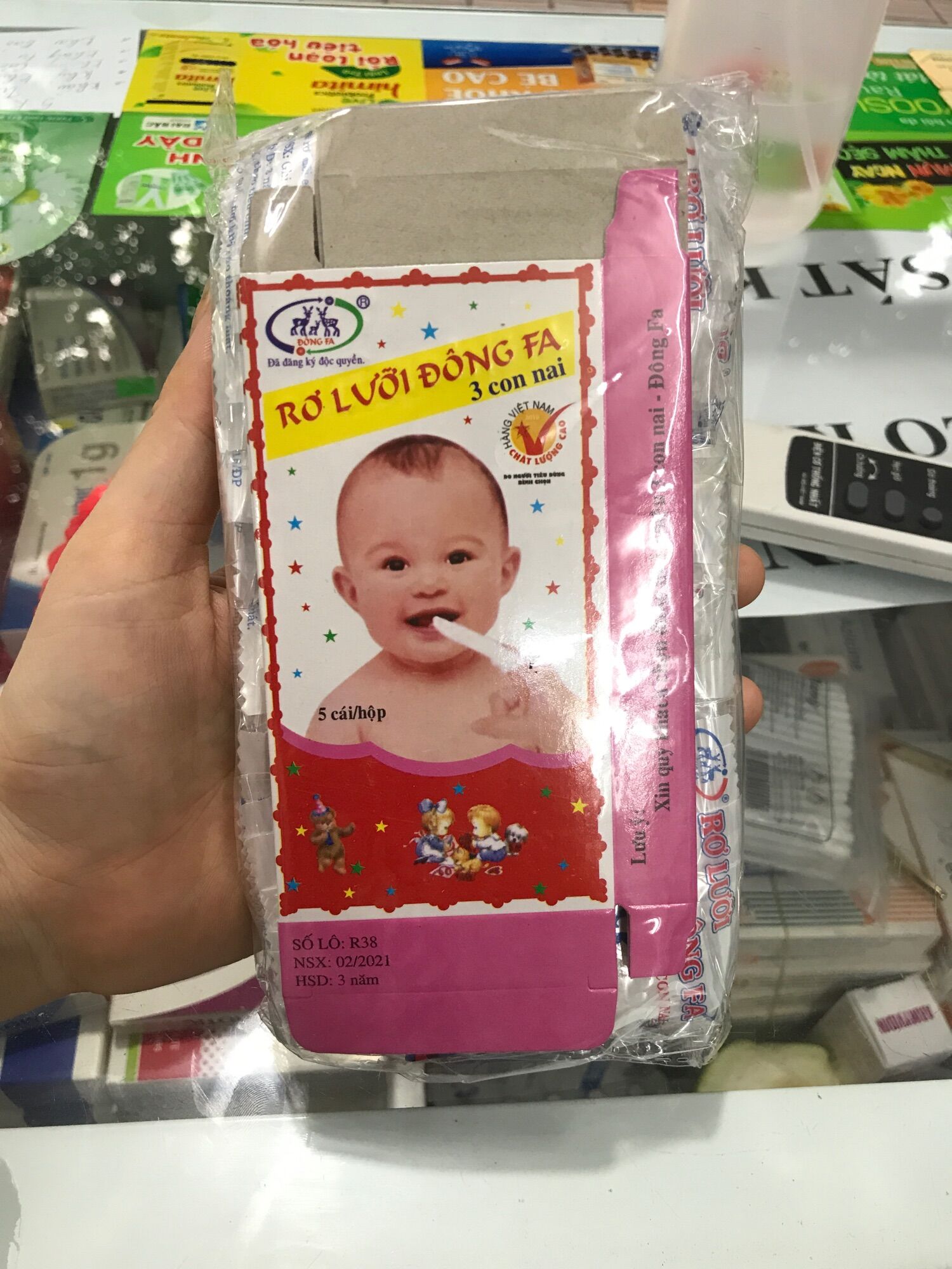 Rơ lưỡi đông fa 1 bịch 50 cái