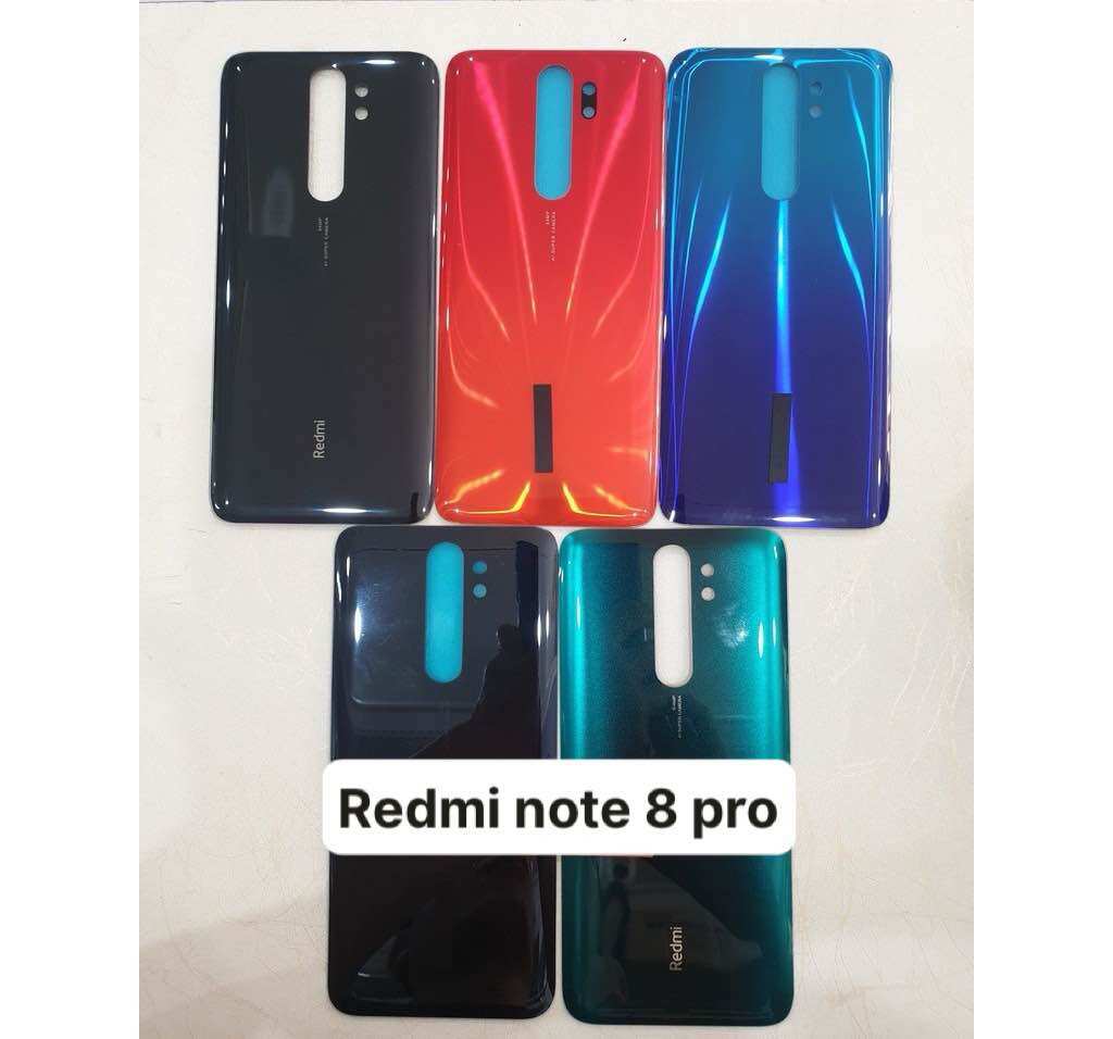 Nắp Lưng Xaomi Redmi Note 8 Pro, Loại 1 (Tặng Kèm Keo Dán)
