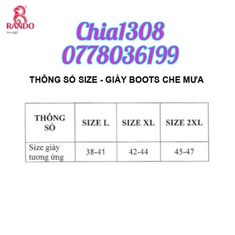 ỦNG NHỰA CAO CẤP RANDO ( sỉ inbox)