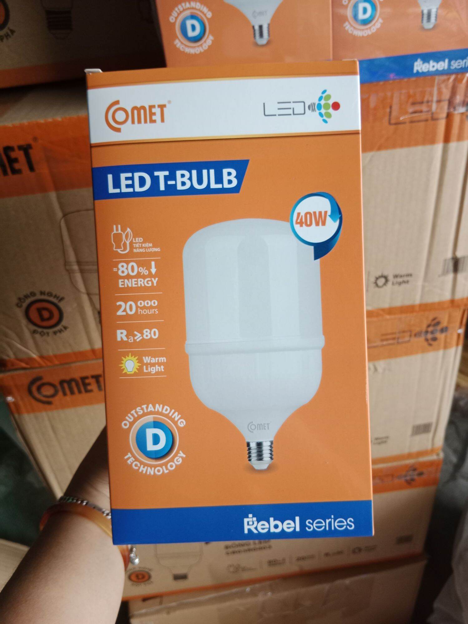 Bóng đèn led COMET CB03R0403 ánh sáng vàng 40W