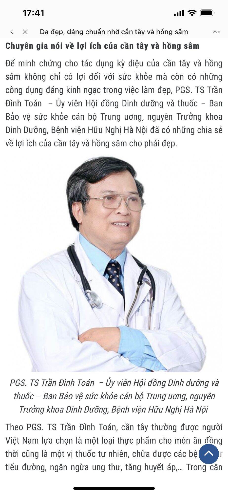 CẦN TÂY HỒNG SÂM LAN CHI B-Í QUYẾT TRẺ ĐẸP