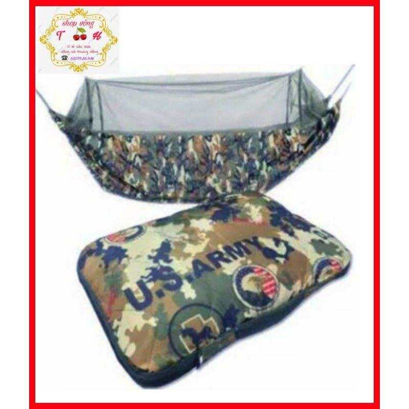 VÕNG DÙ CÓ MÙNG 3 LỚP CAO CẤP 235x130cm. VÕNG MÙNG LOẠI TỐT