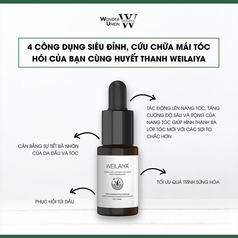 Tinh chất serum kích thích mọc tóc nhanh Weilaiya