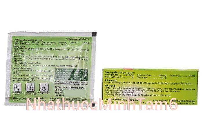 Combo 3 hộp Bột sủi thanh nhiệt Herba Cool (Hộp 5 gói)