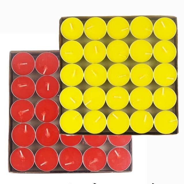 Hộp 50 viên nến tealight xếp hình