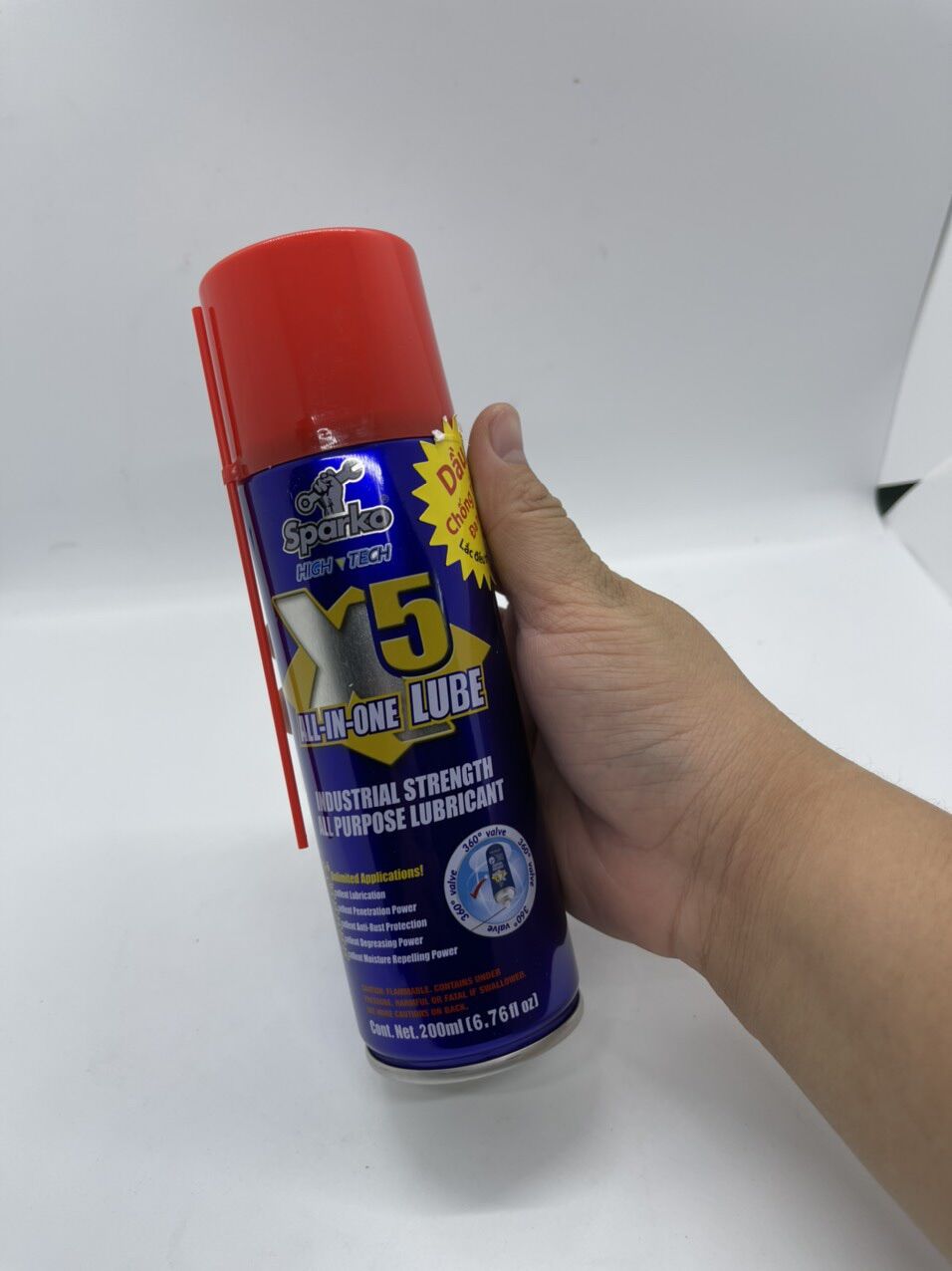 Dầu chống rỉ sét x5 sparko 200ml