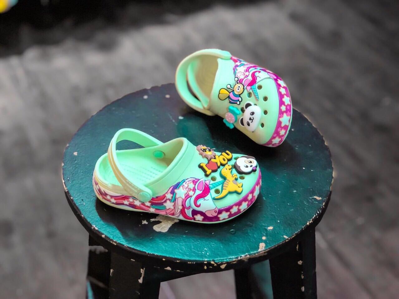 Sục Cross trẻ em in hình 3D ngựa pony