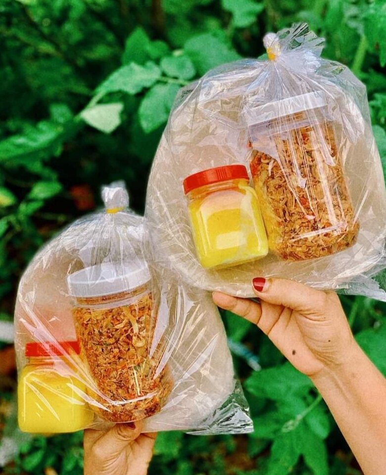 Combo 500gr Bánh Tráng phơi sương + muối tép hành phi + bơ béo hột gà