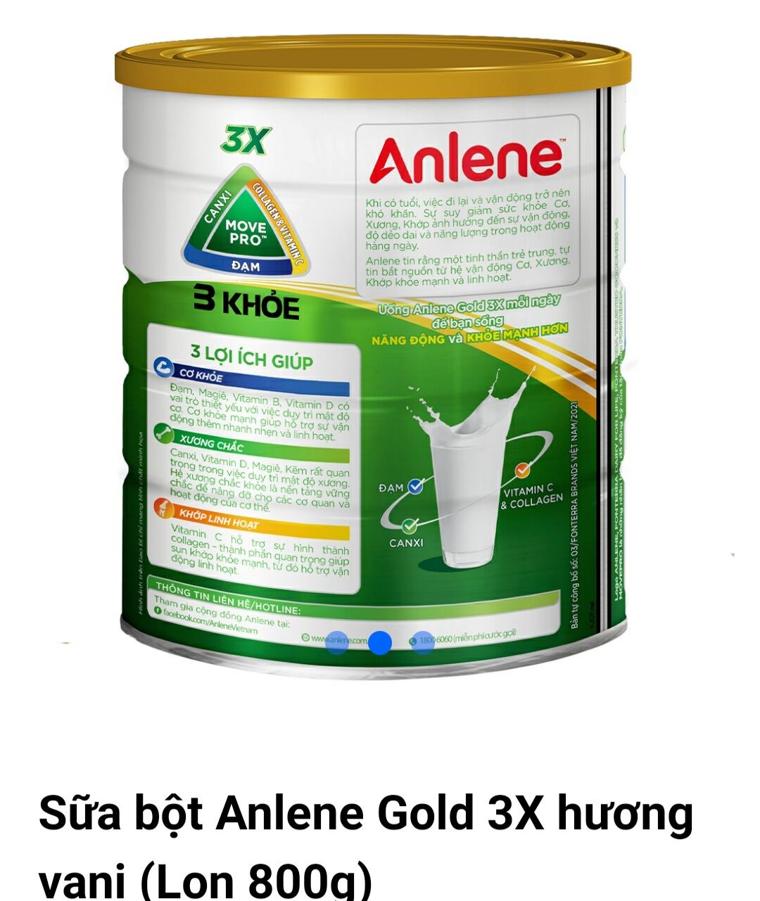 Sữa bột anlene