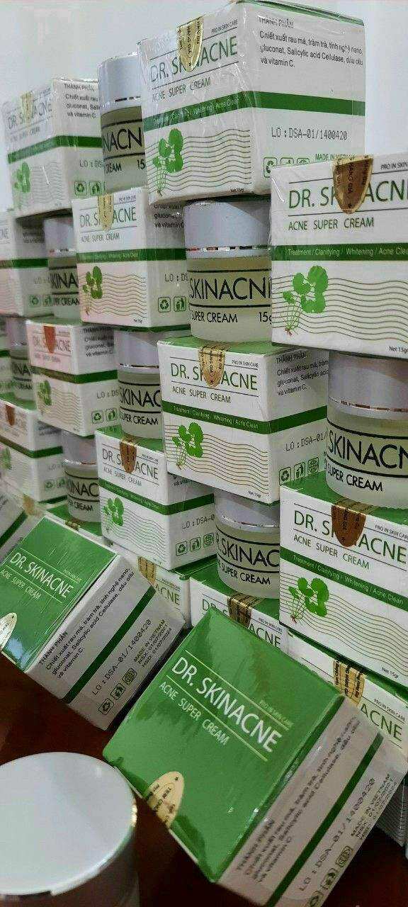 kem mụn rau má Dr.skin ance