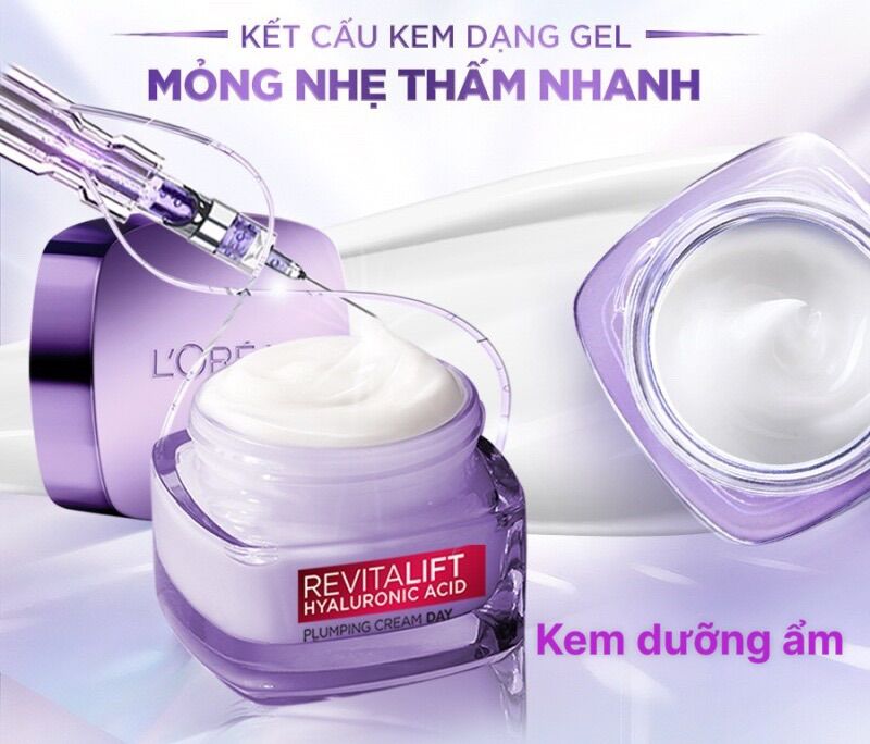 Kem dưỡng siêu cấp ẩm căng mịn da Loreal Paris Revitalift 15ml.