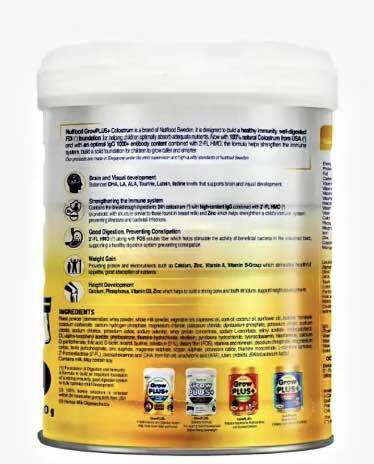 [HSD 2026] SỮA BỘT NUTI GROWPLUS VÀNG 0+ (LON 400G)
