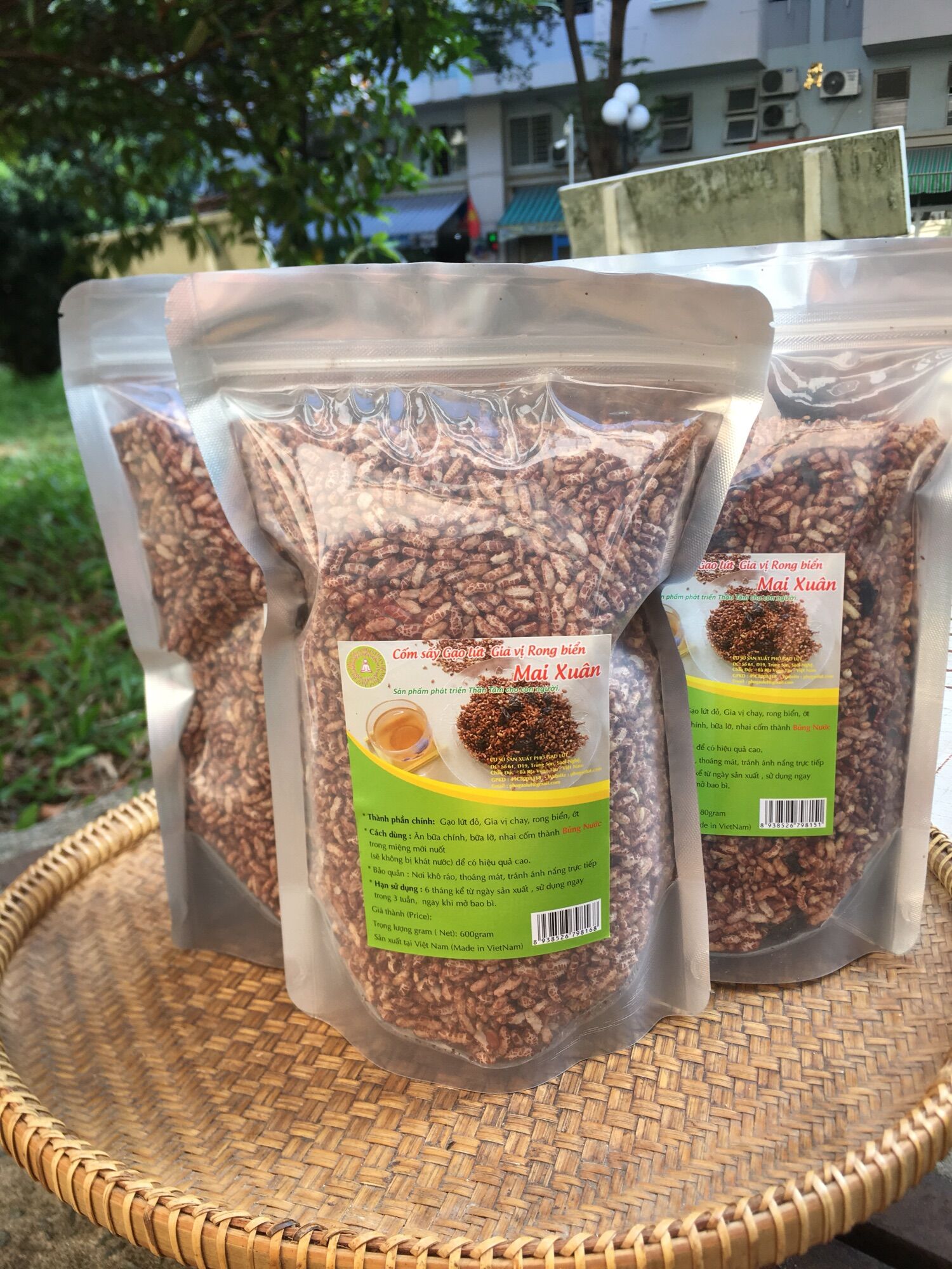 [HCM] Cốm gạo lứt ăn liền Mai Xuân 300gr