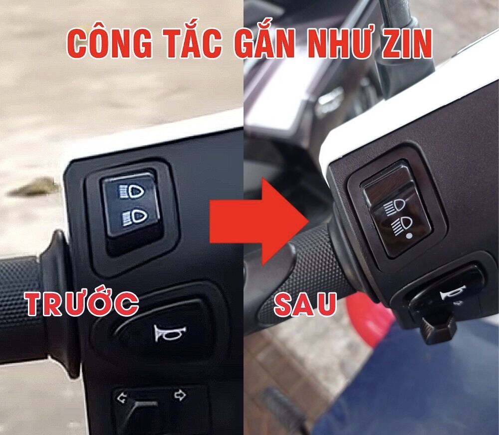Công tắc bật/tắt đèn pha xe HONDA đời mới không tắt được đèn (Wave RSX, Wave @, Blade, Vision, Lead 125,…)