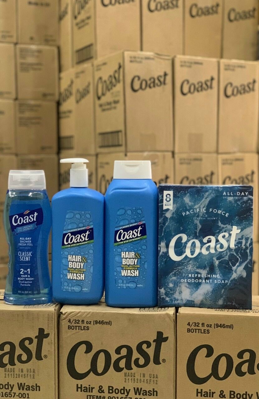 SỮA TẮM GỘI COAST CHAI 946ml