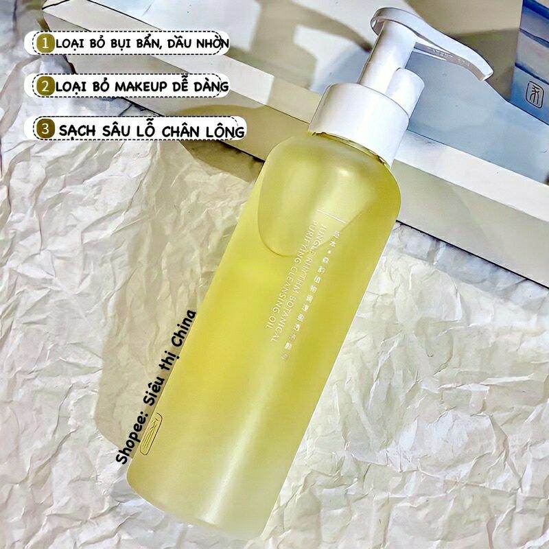 Dầu Tẩy Trang Chiết Xuất Trà Xanh Tràm Trà Xanh Loại Bỏ Bụi Bẩn Lớp Trang Điểm Ngừa Mụn Nước Tẩy Trang Đa Năng Mắt Môi