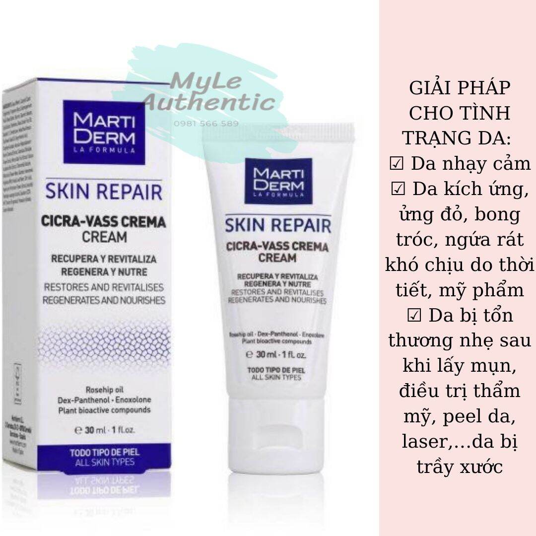 Kem dưỡng marti derm b5 dưỡng ẩm tái tạo phục hồi da