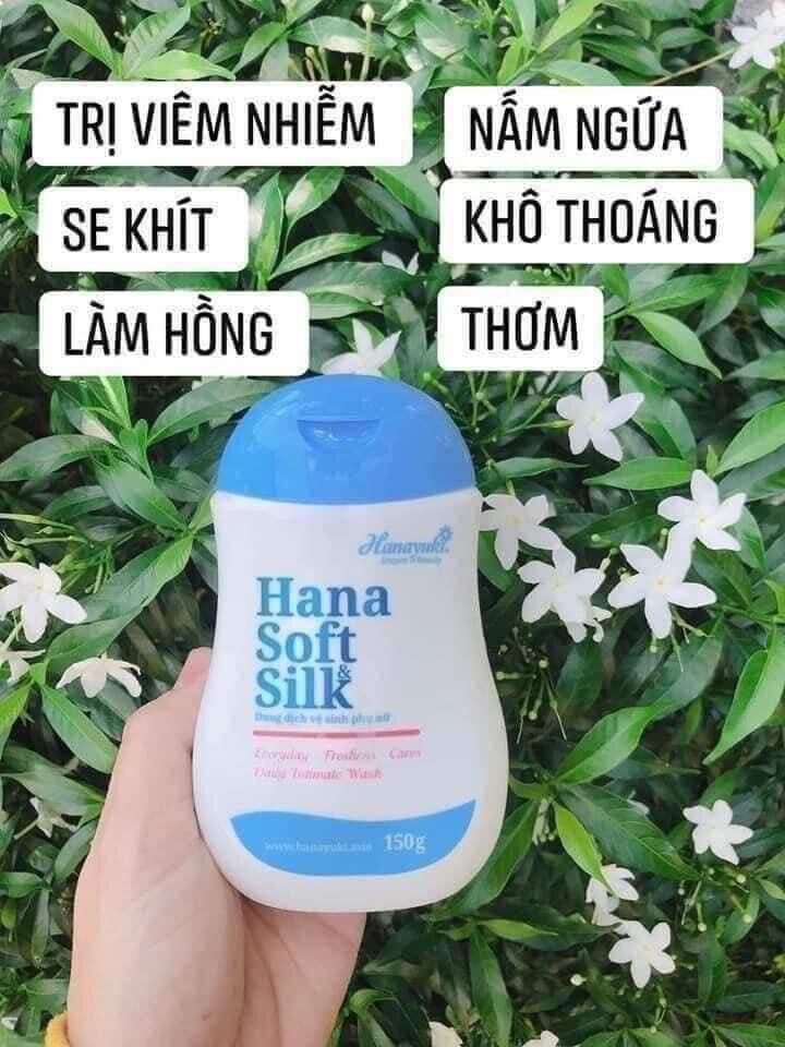 dung dịch vệ sinh hana soft silk của hanayuki