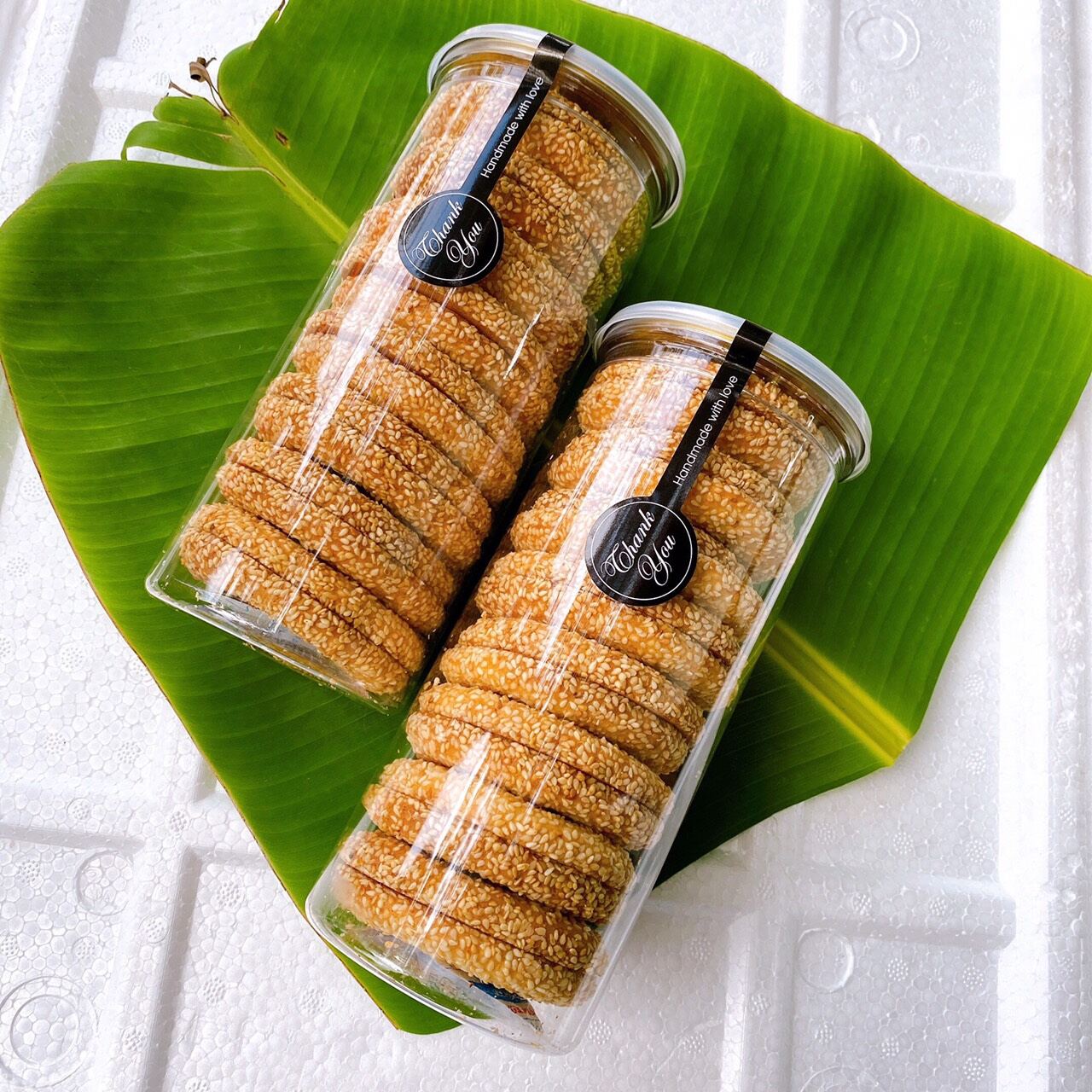 bánh vòng mè bơ sữa