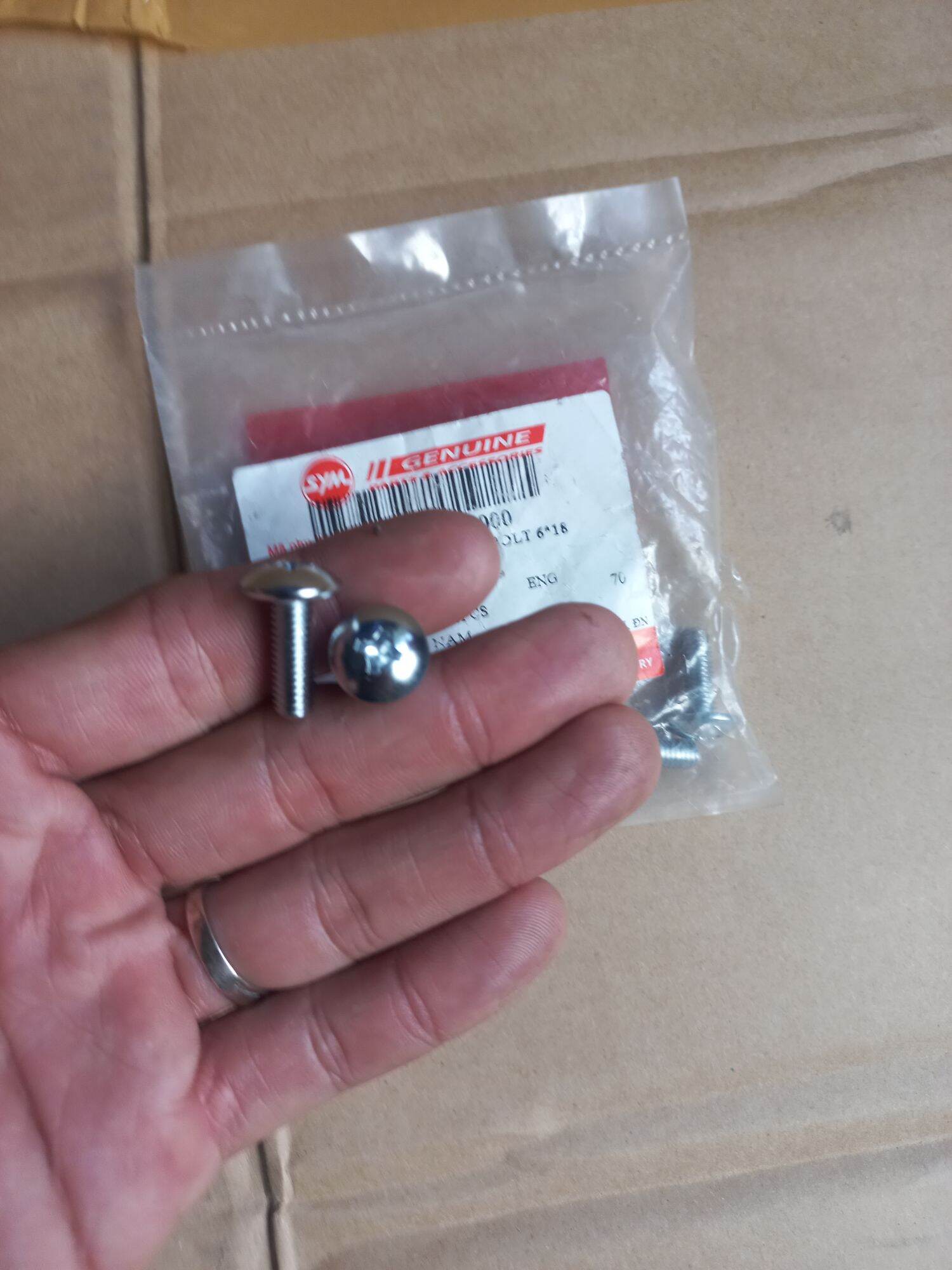 Ốc bắt Dàn Áo 6ly20 phân Chính Hãng ( loại Xi Inox ) Giá 1 con