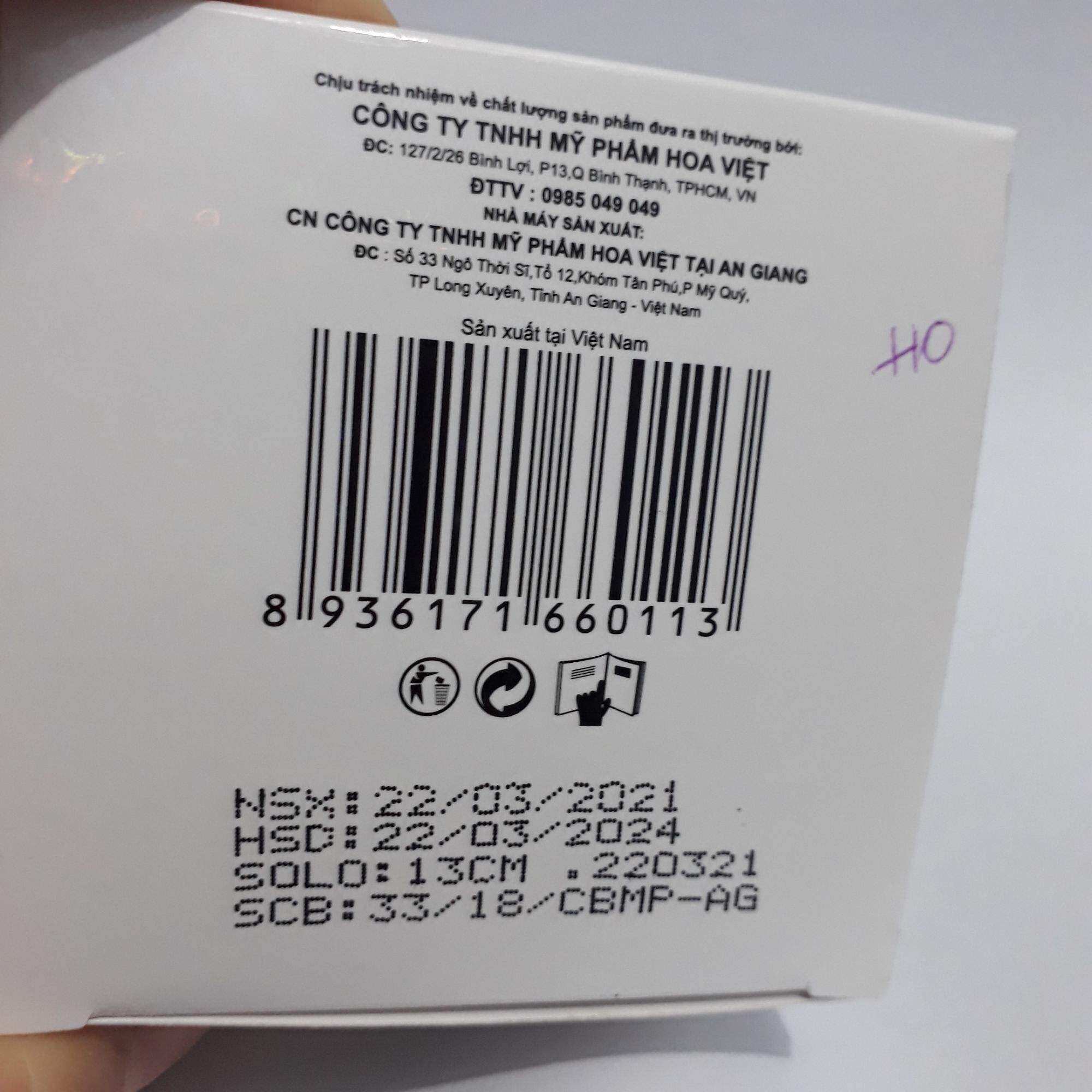 KEM TRẮNG DA ĐA CHỨC NĂNG B2 HOA VIỆT 10G, KEM B2 TRẮNG DA NGỪA LÃO HOÁ CHỐNG NẮNG