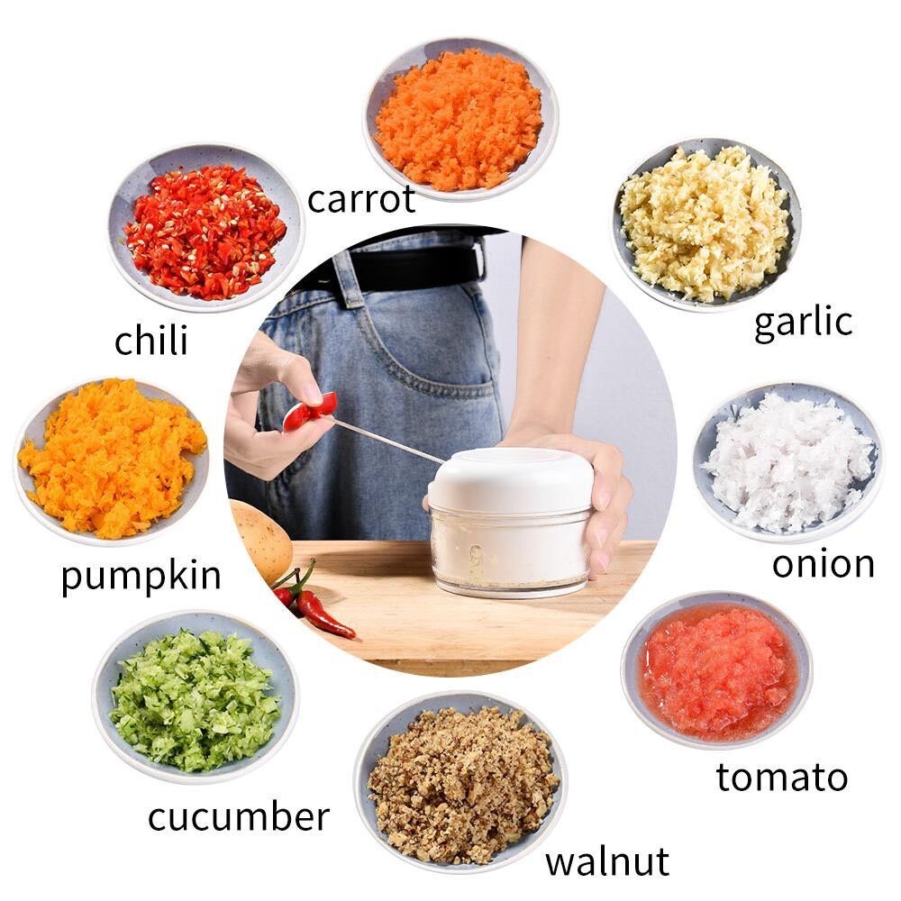 máy say tỏi ớt mini cầm tay