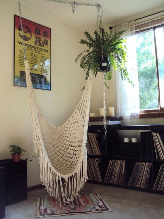 Võng, xích đu treo macrame decor