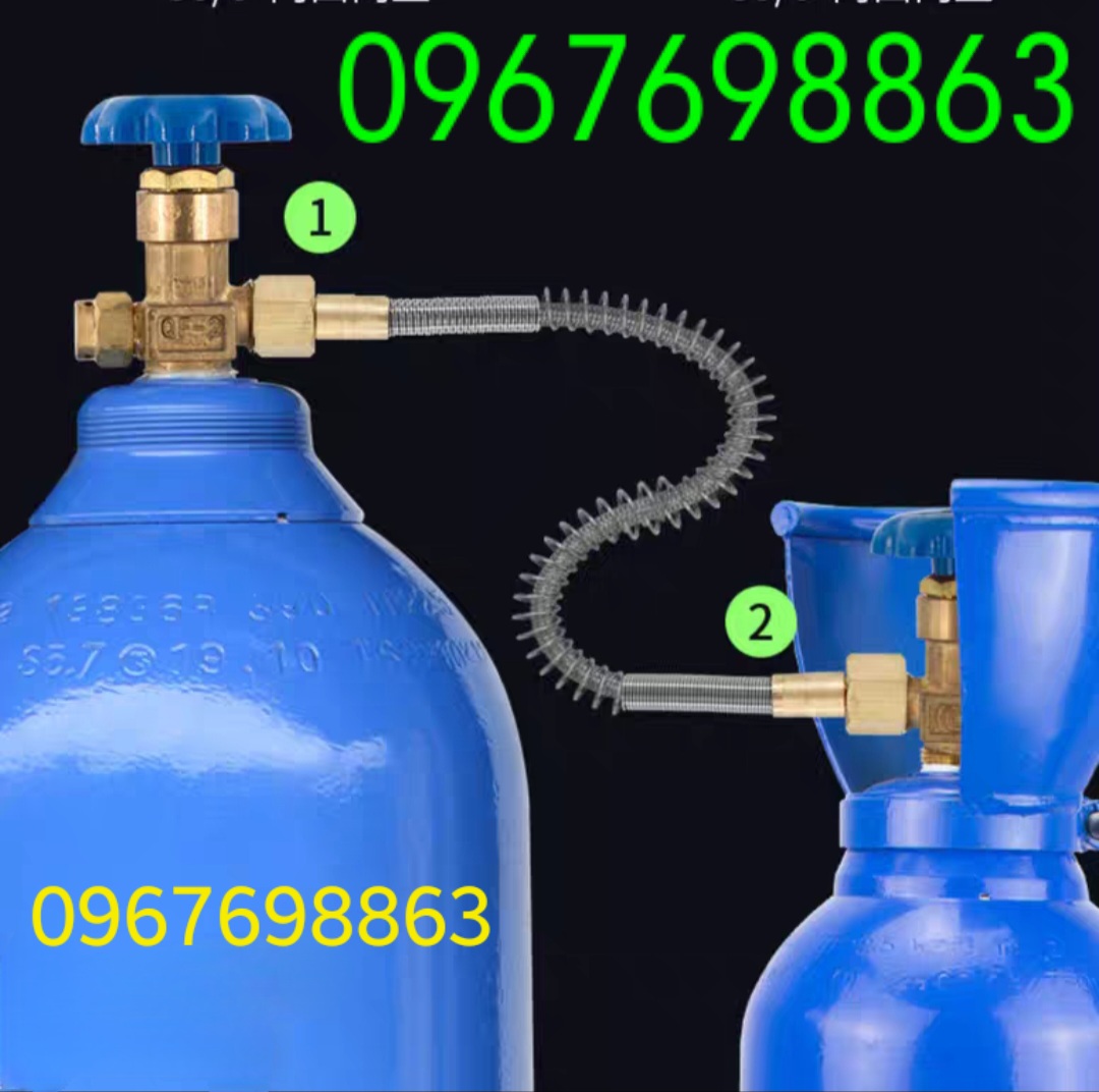 ( Dây chuyên dụng sang chiết khí...) Dây sang chiết khí áp lực cao_Dây sang chiết khí Oxy_Nito_Co2_Argon_Dây sang chiết khí từ bình to qua bình nhỏ