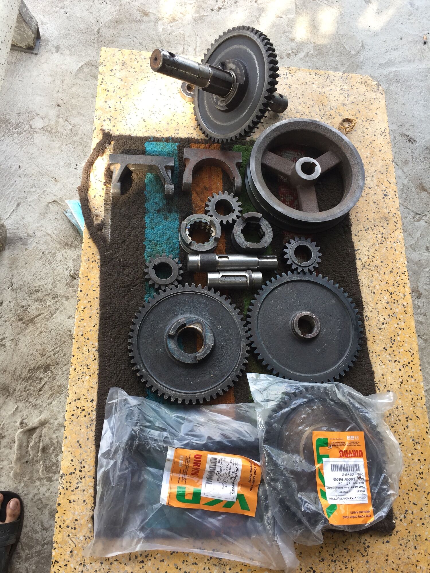 Bánh răng  buli giảm tốc Gt10 , disico 16 răng