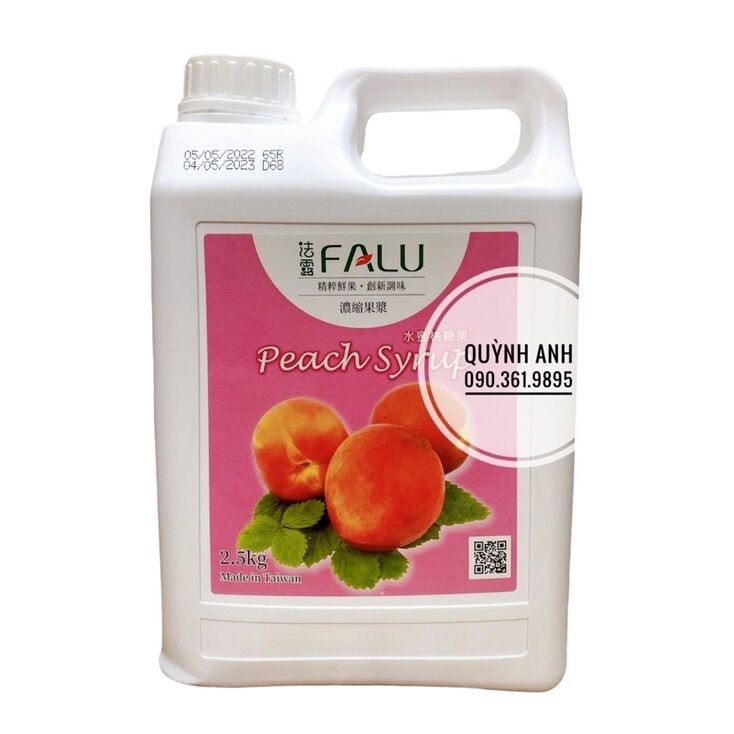 Syrup falu đài loan đào 2.5kg