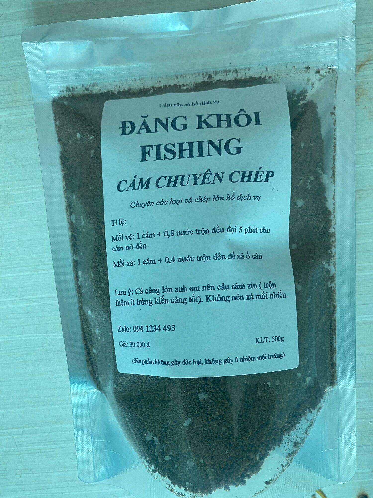 Cám câu cá chép hồ dịch vụ, cám câu cá chép lớn