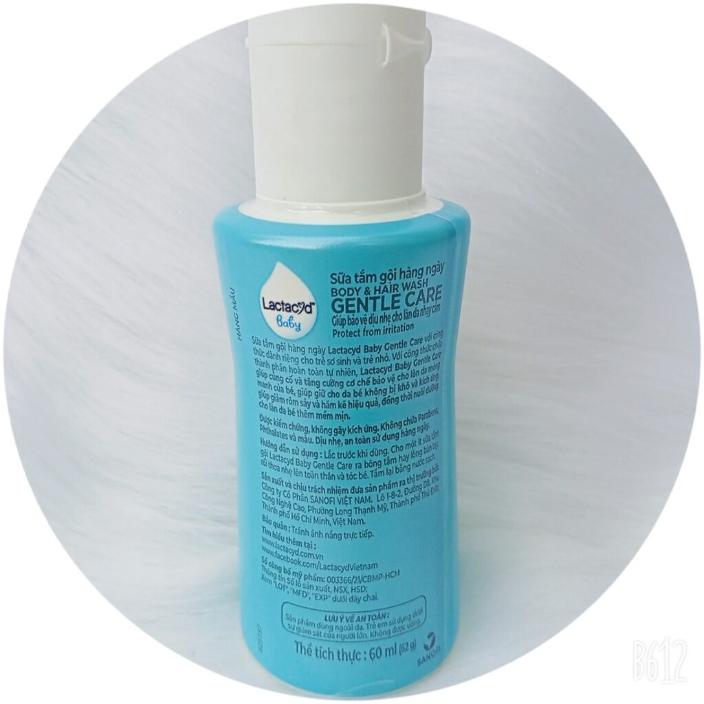 [HCM] Combo 5 chai Sữa tắm gội Lactacyd 60ml