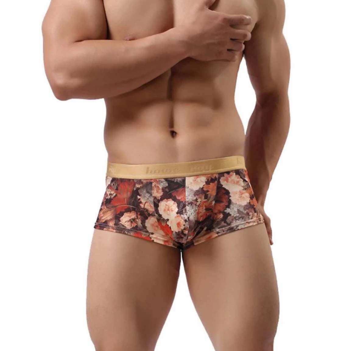 Quần lót nam bikini thun nữa mông size M-XL