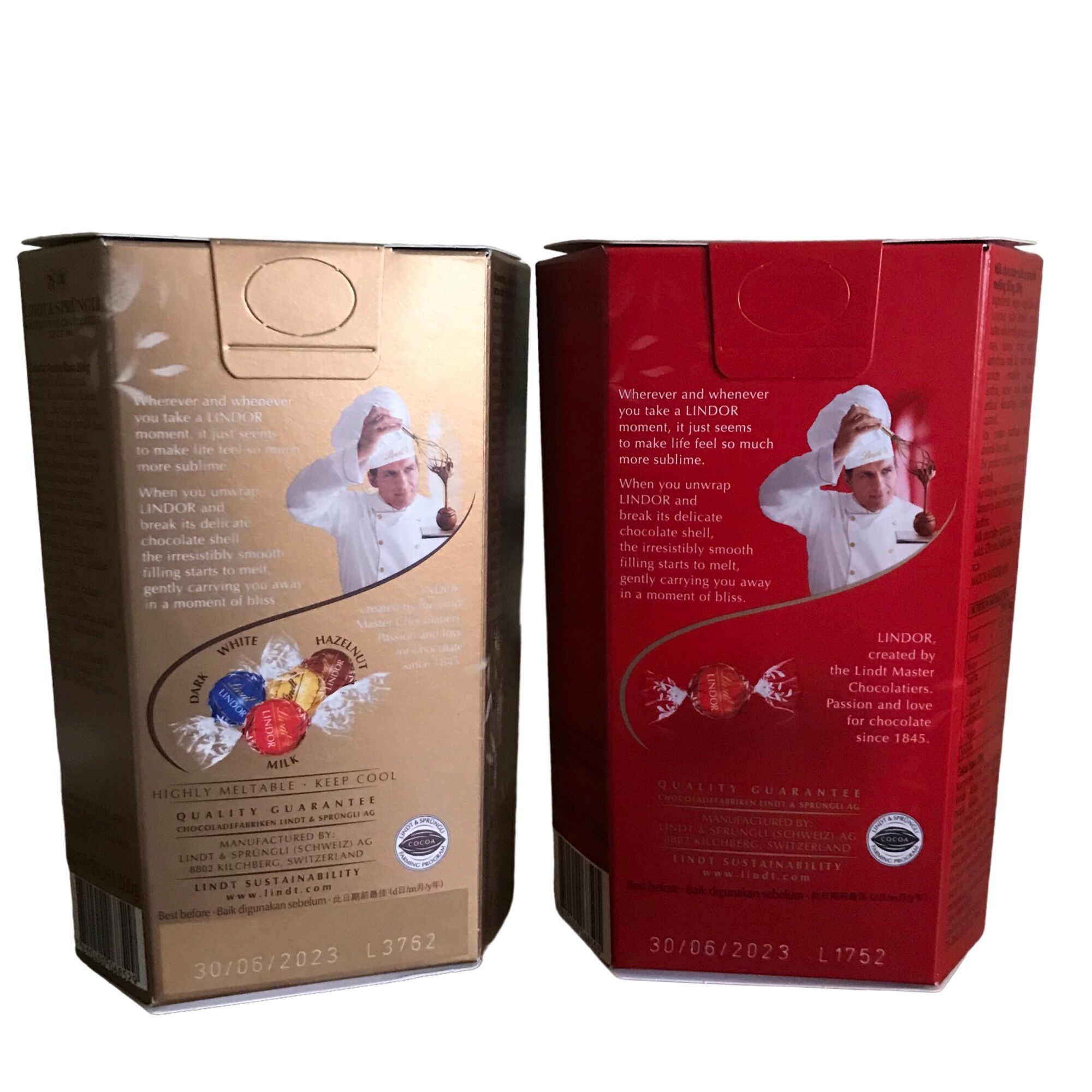 Socola Lindt Lindor Cornet Milk/Assorted Hộp 200g