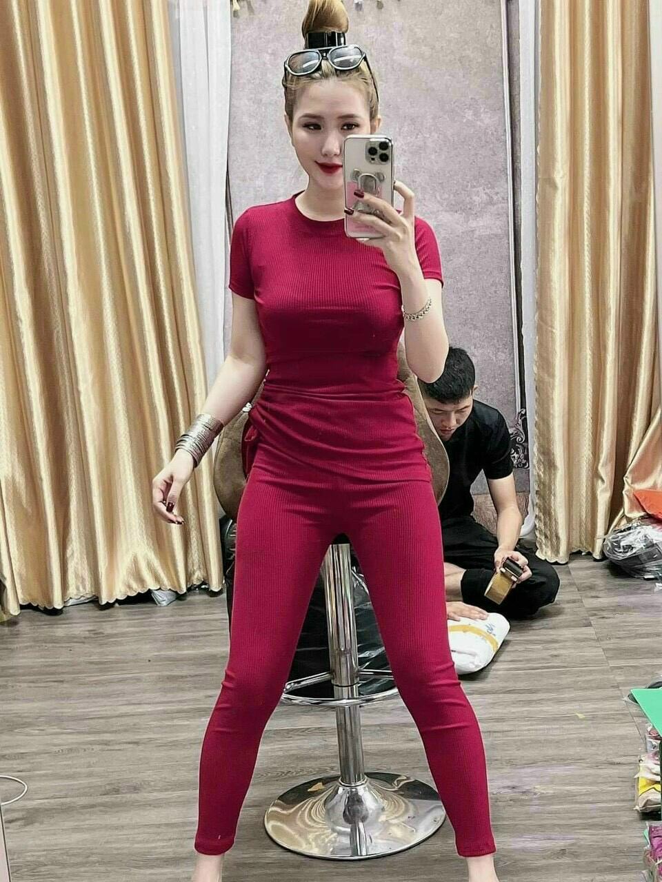 SET BỘ THUN GÂN TĂM NHÚN BÊN EO DÂY RÚT