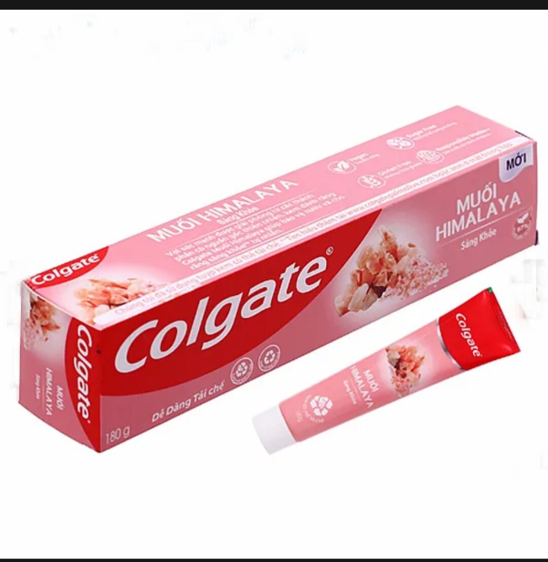 Kem đánh răng Colgate Thiên nhiên muối hồng KĐR#