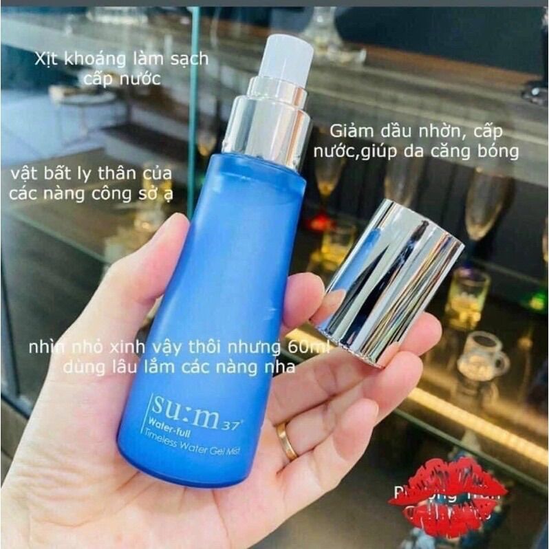 Set xịt khoáng Sum xanh