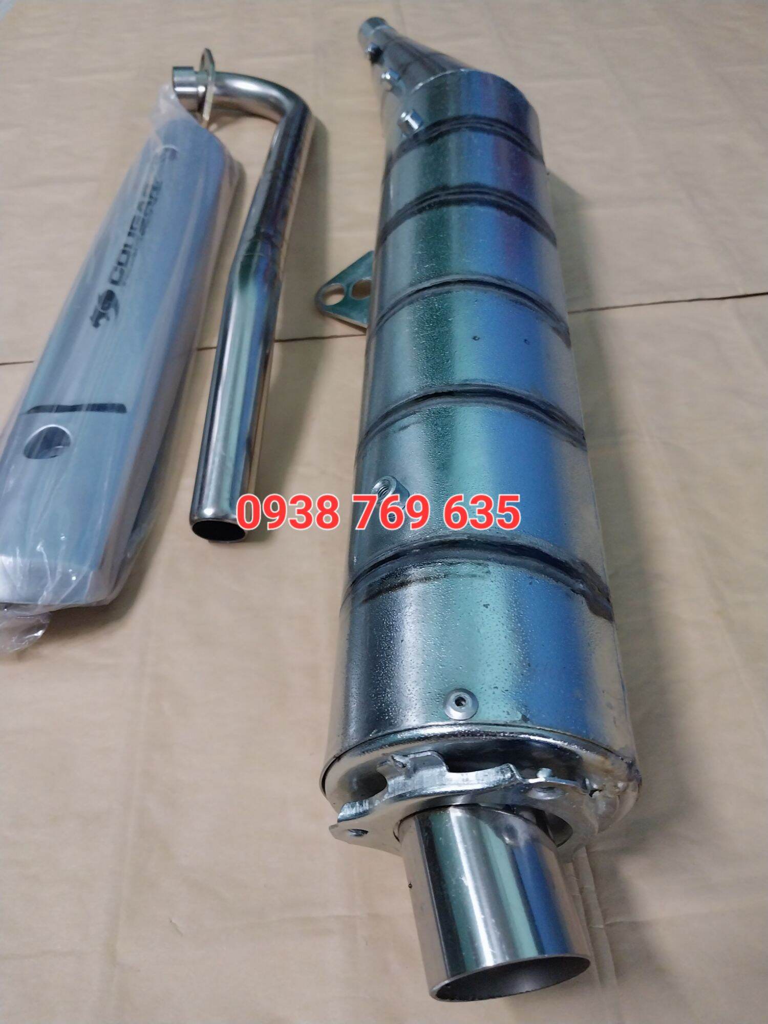 Pô UMA V4 bạc gắn wave sirius jupiter axelo future