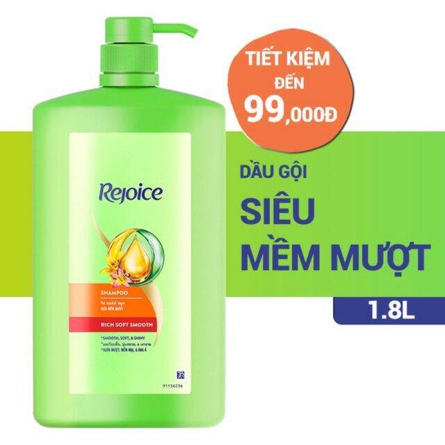 Dầu gội rejoice 1800ml