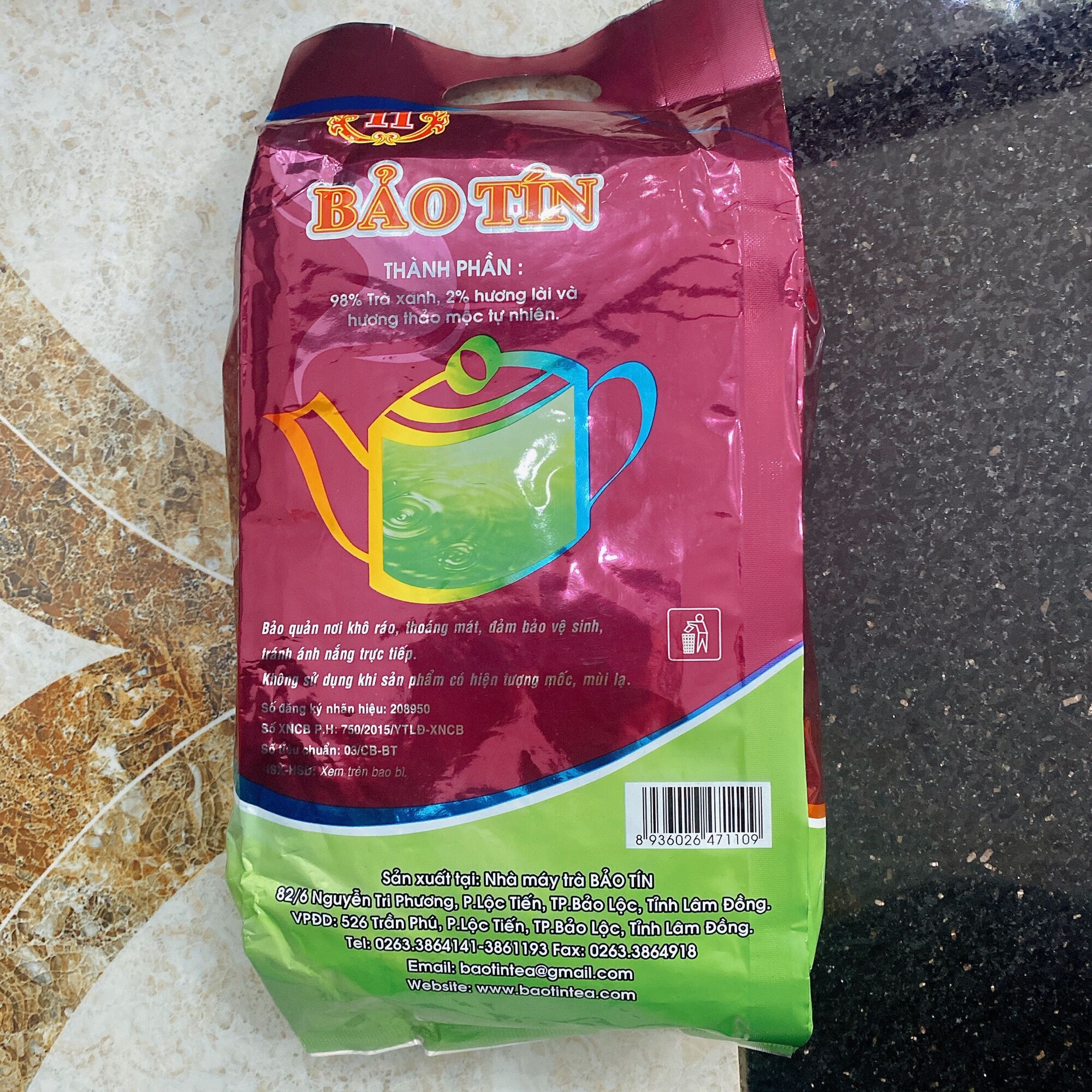 Bịch 400gr trà lài Bảo Tín L3 no.11 ( Date mới 12 tháng)